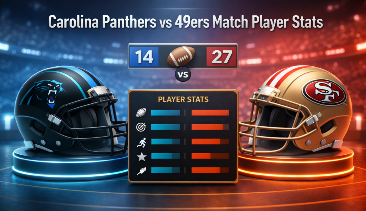 carolina panthers vs 49ers match player stats