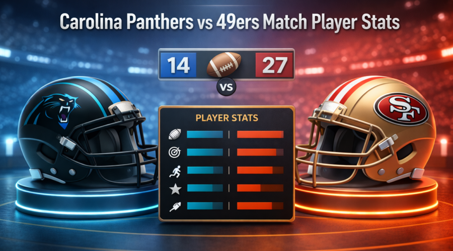 carolina panthers vs 49ers match player stats