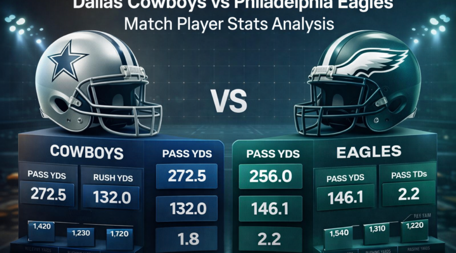 dallas cowboys vs philadelphia eagles match player stats