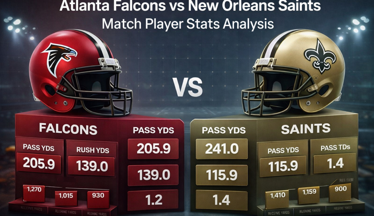 atlanta falcons vs new orleans saints match player stats