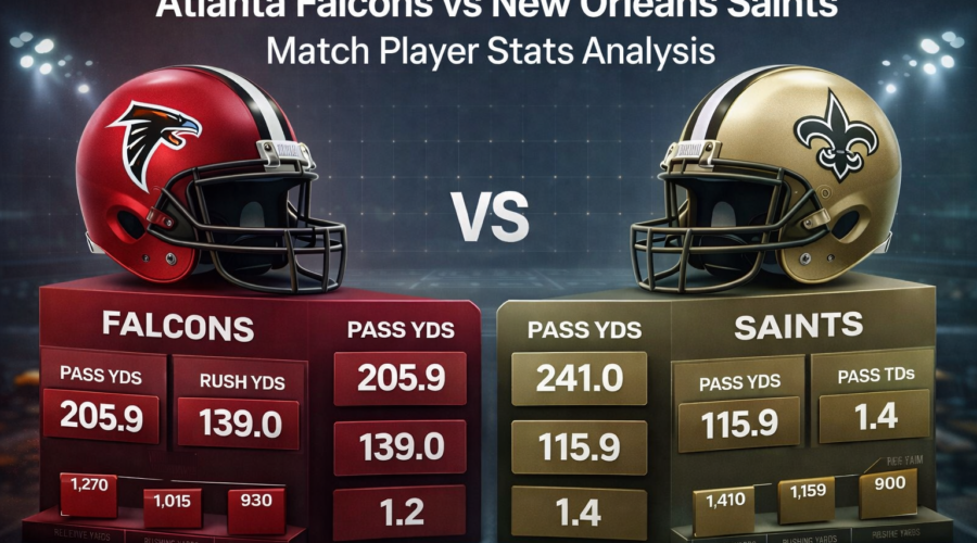 atlanta falcons vs new orleans saints match player stats